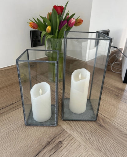 Glass Candle Holder